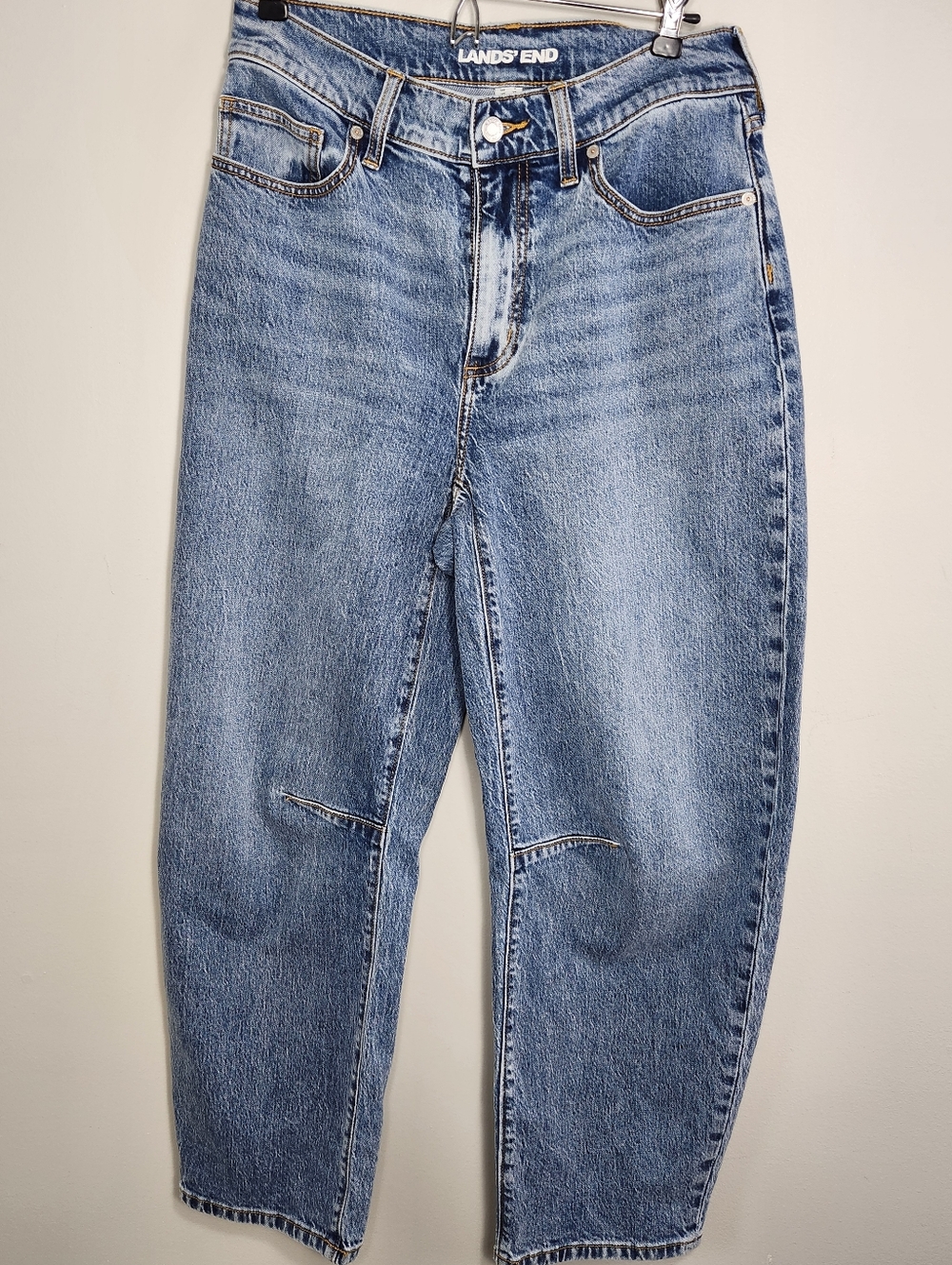 Lands End Barrel Jeans Size 8
